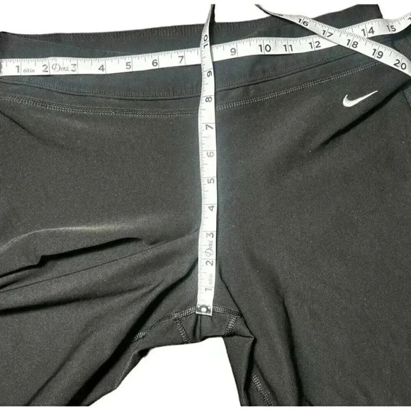 Nike Bike Shorts Women Medium Grey Fit Dry 10" Inseam Cycling Workout Active - Picture 7 of 9